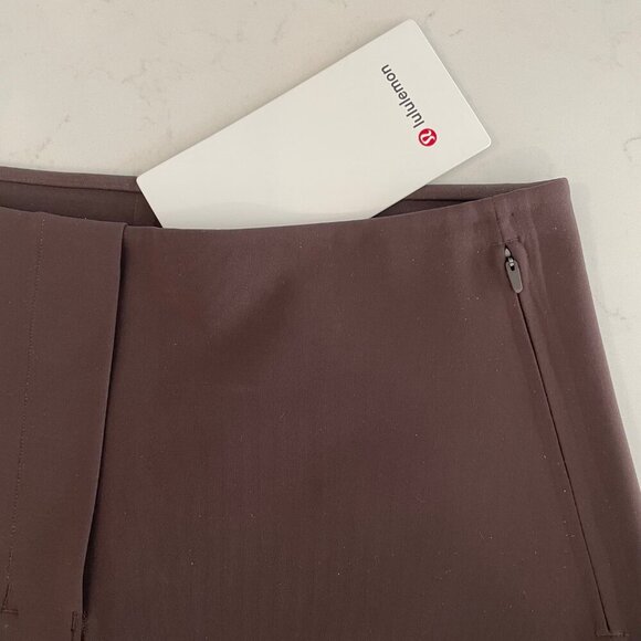 Lululemon Smooth Fit Pull On High Rise Pant Luxtreme Espresso Brown Sz 6 NWT - Picture 8 of 12